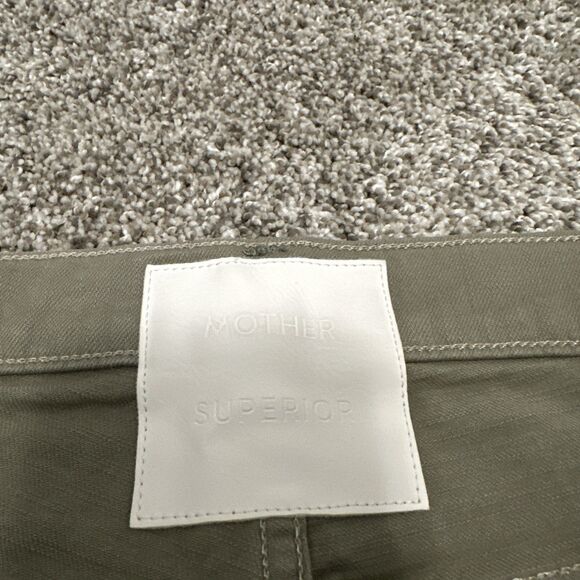 Mother Superior Jeans Women’s Size 28 Green The Insider Hover Devil May Care - Picture 4 of 10